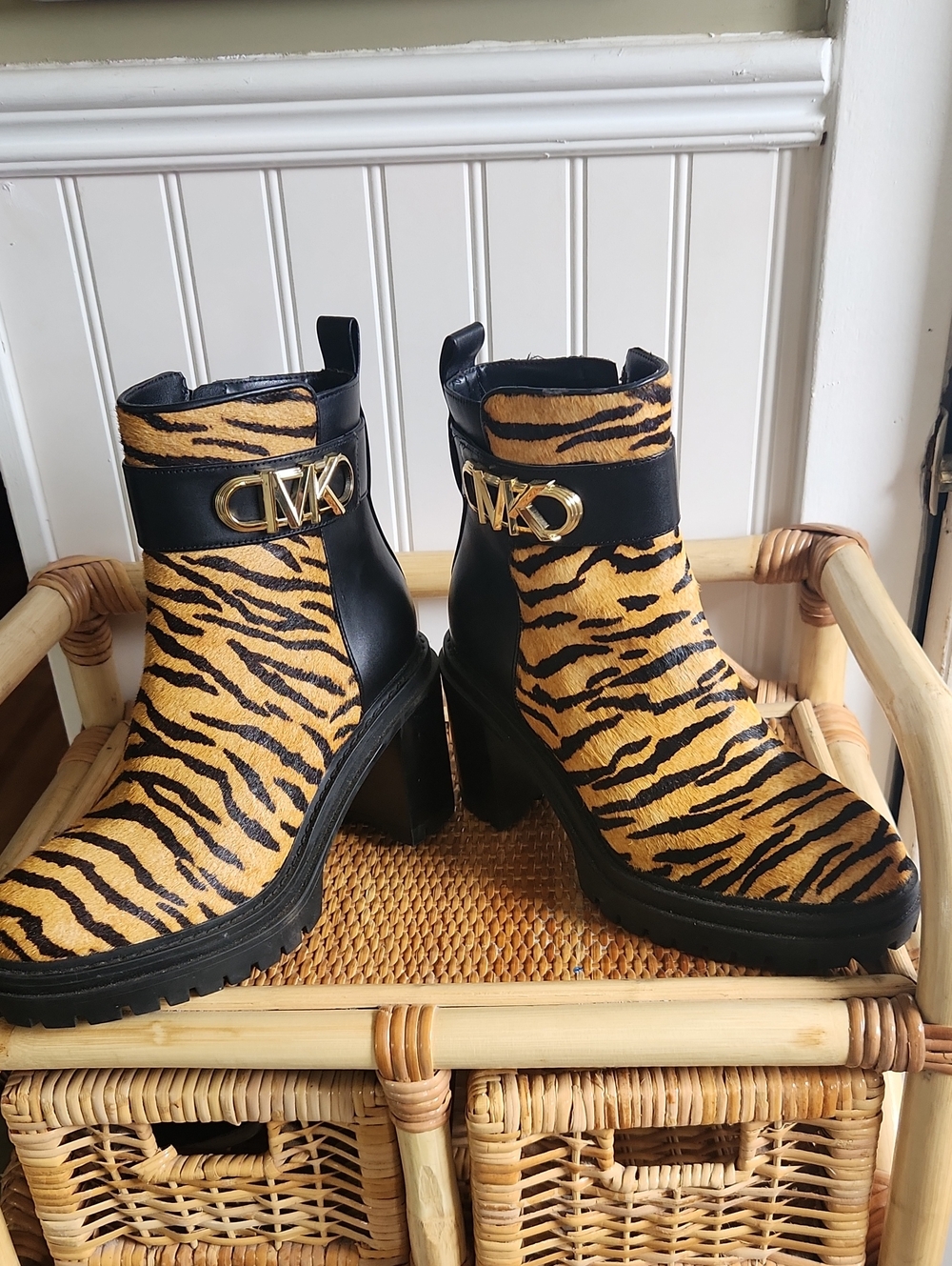 MK Animal Print Boots